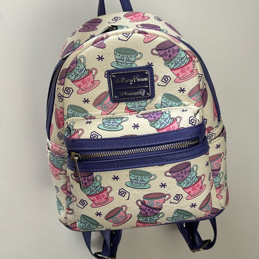 Alice in wonderland tea cup loungefly backpack